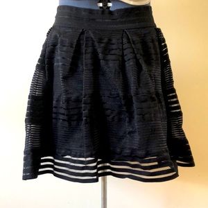 Black midi Torrid Skirt size 2